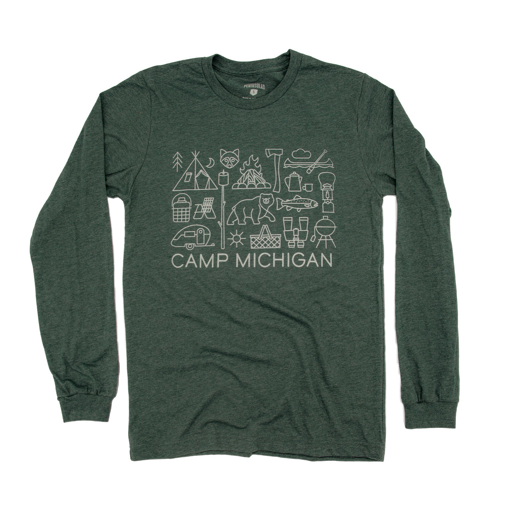 Michigan Rowing Merchandise State of Michigan Apparel - T-shirts, Hoodies, Hats | Peninsulas