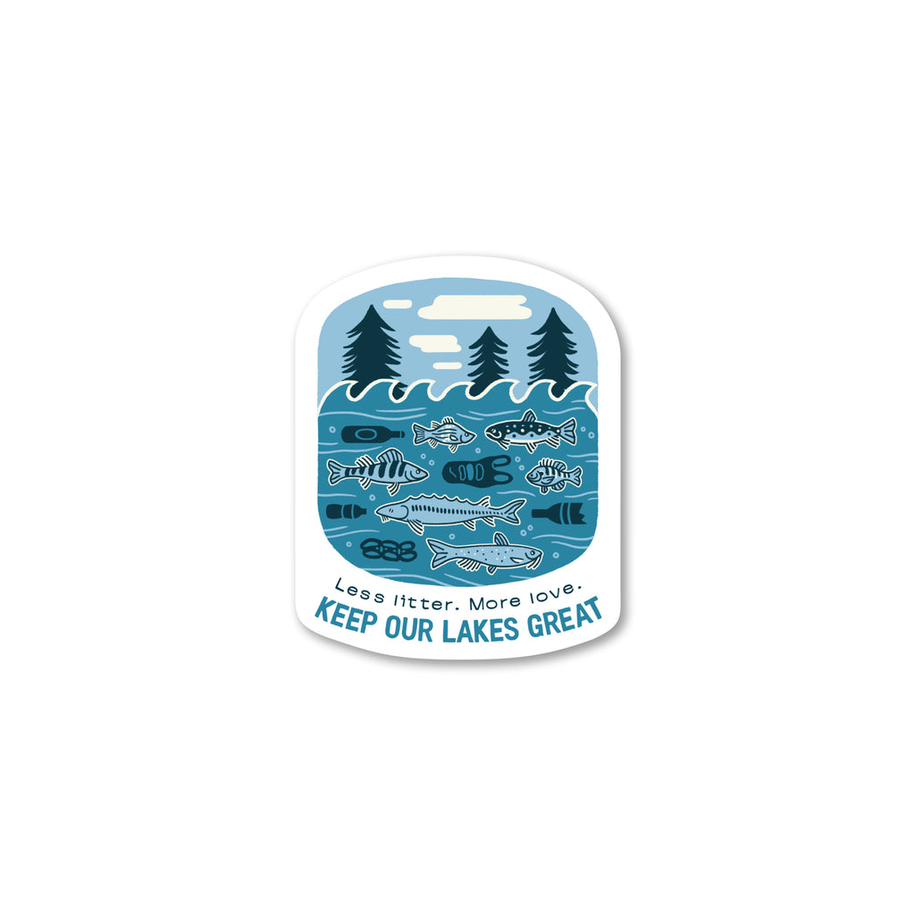 Lake Protection Sticker Keep Our Lakes Great – Peninsulas