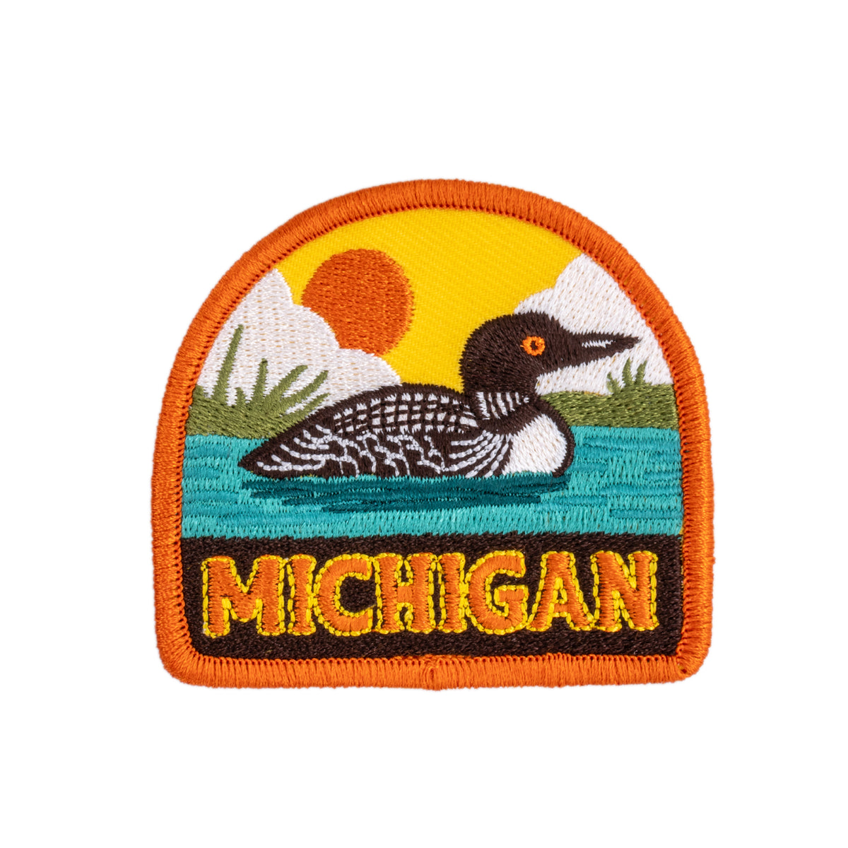 Michigan Loon Patch | Peninsulas