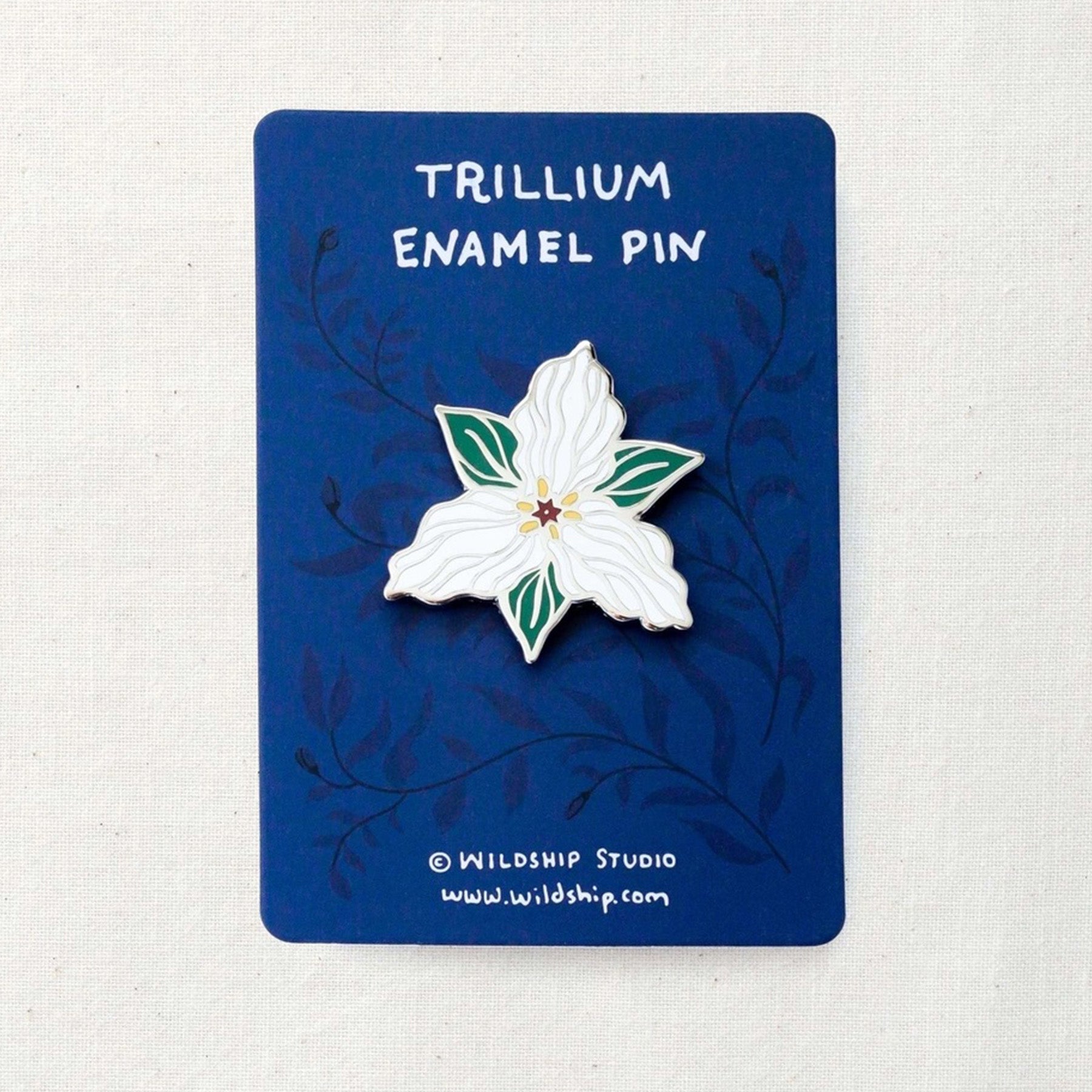Trillium Inlay Trillium Enamel Pin | Peninsulas