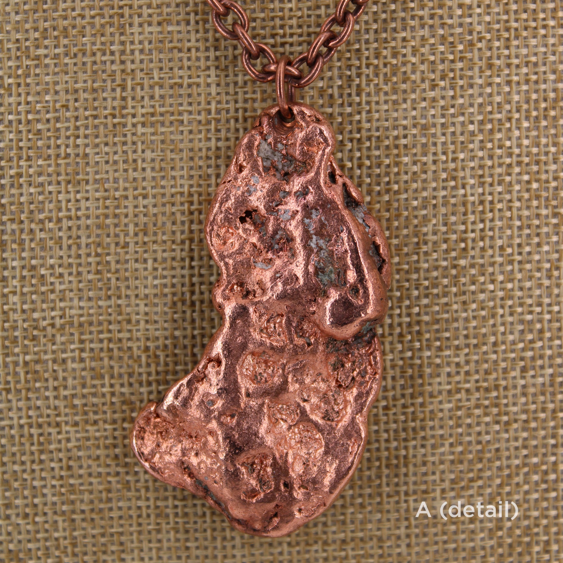 Michigan Copper Nugget Necklace