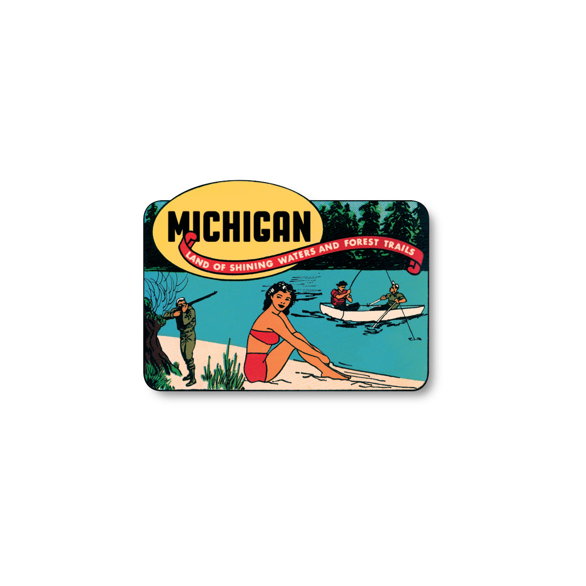 Michigan Land of Sticker | Peninsulas