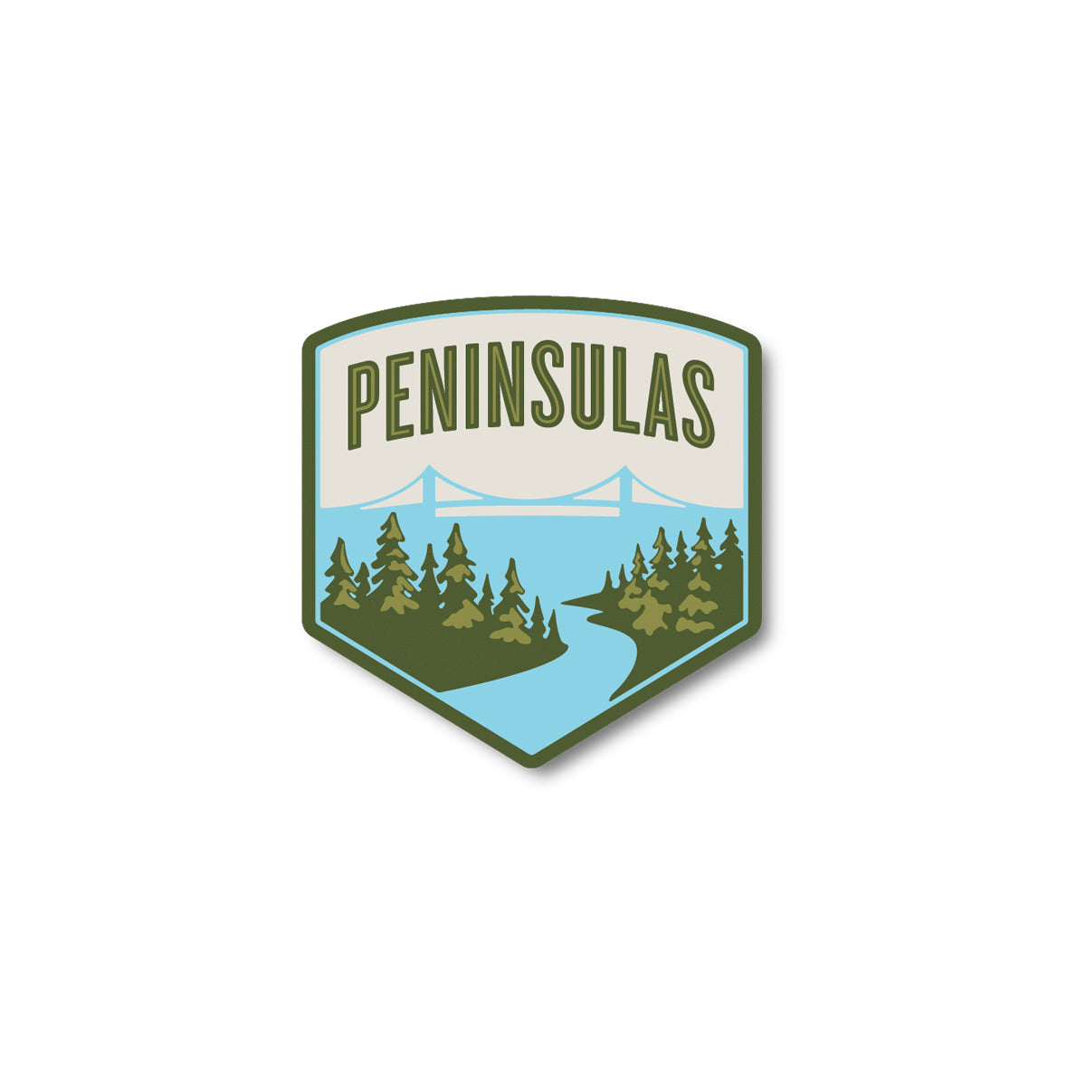 Peninsulas Logo Sticker | Peninsulas